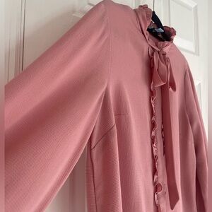 CeCe tie neck blouse